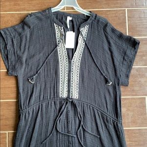 Black Seafolly Maxi Coverup Anthropologie